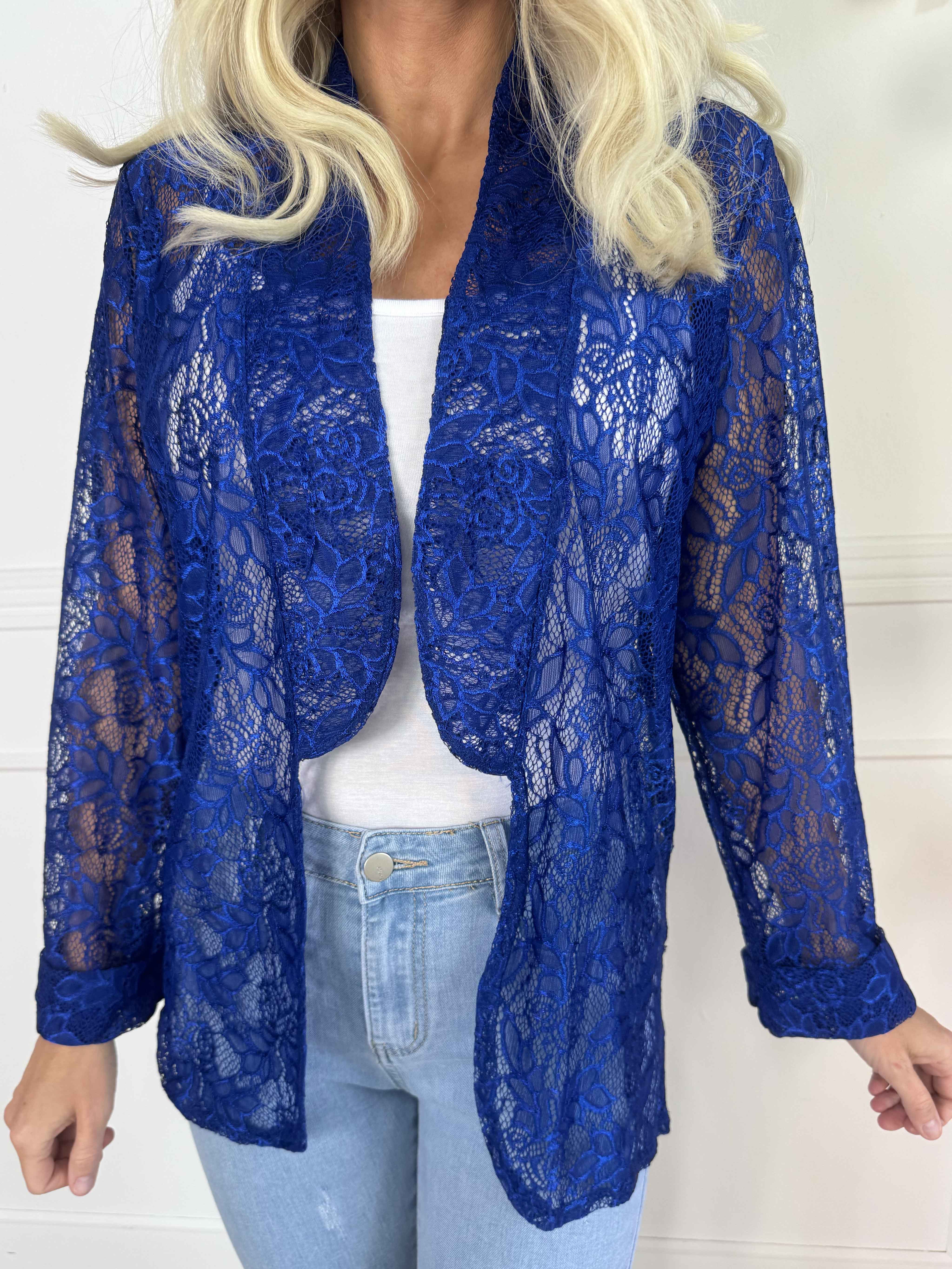 Sigga - Fin cardigan i blonder